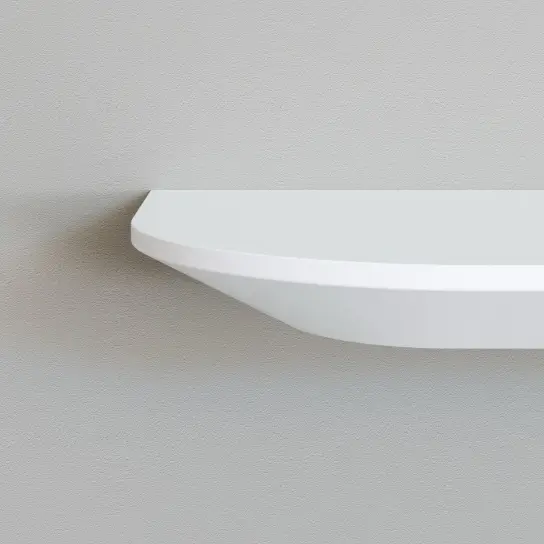 Wandplank rond verjongd - MDF v313 - 25 mm dik Koop Online